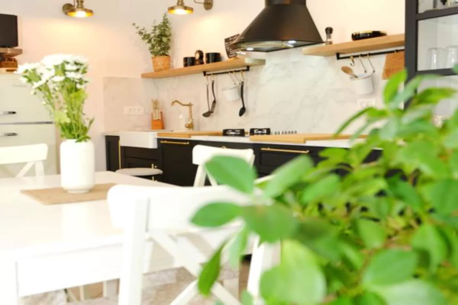 Two-Bedroom Apartment (Maslina)-Küche