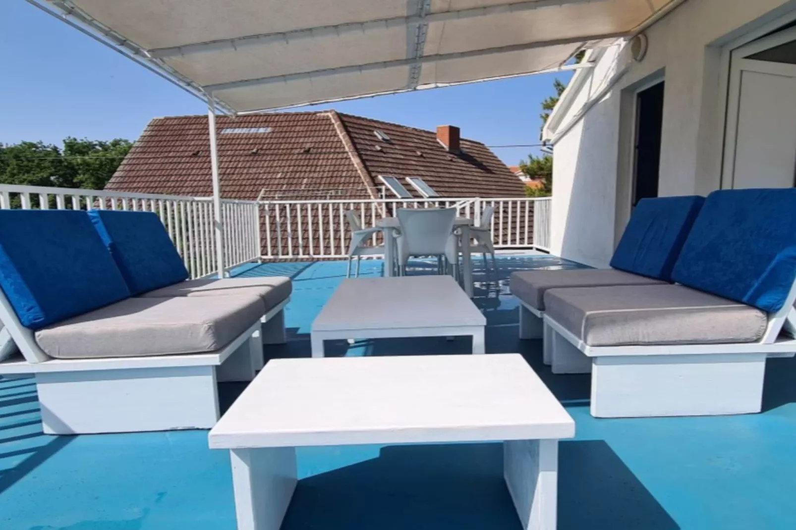 Apartments Mateo - One Bedroom Apartment - Blue-Terrasse