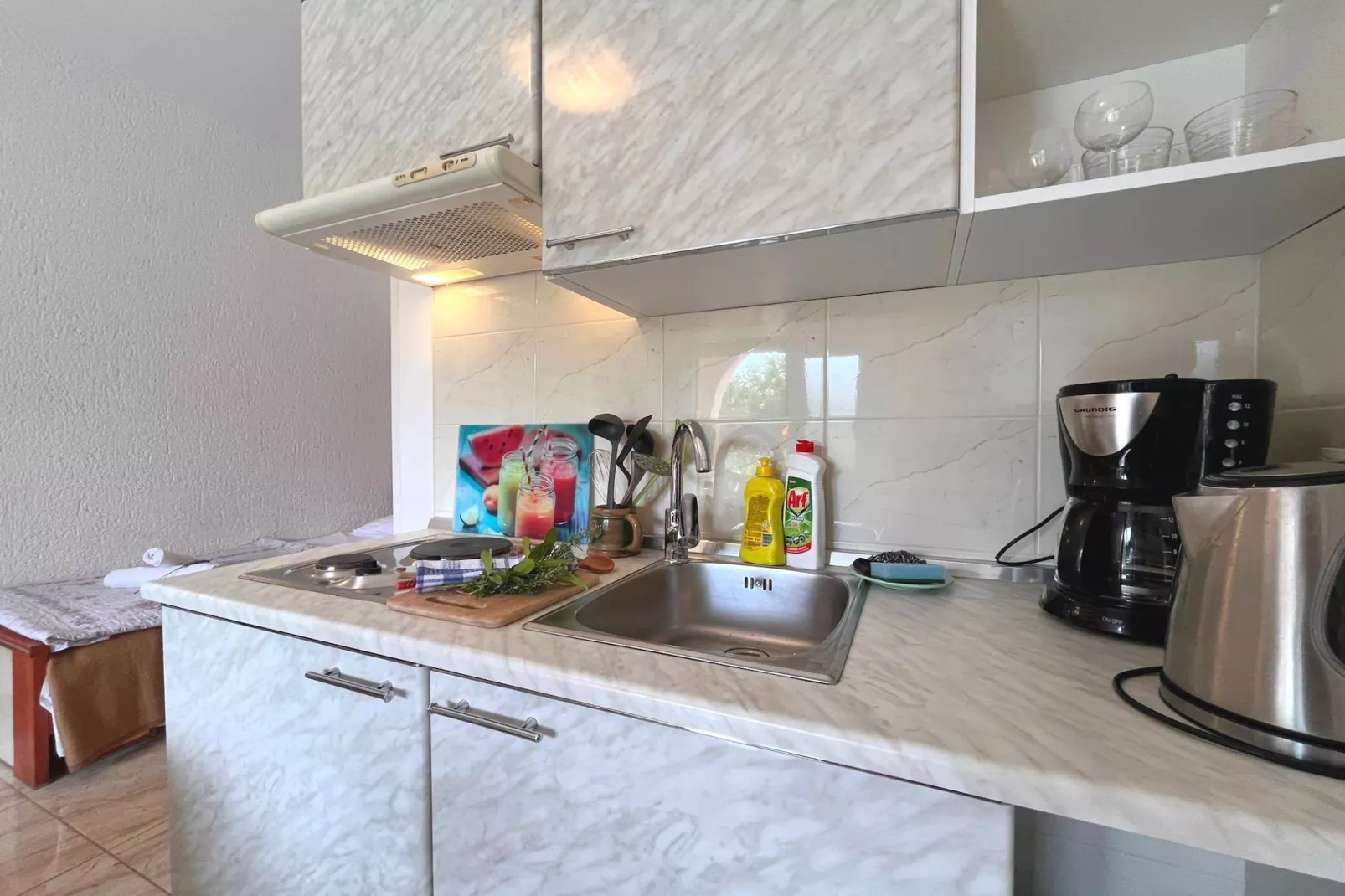 Apartments Butković - One Bedroom Apartment (A2)-Küche