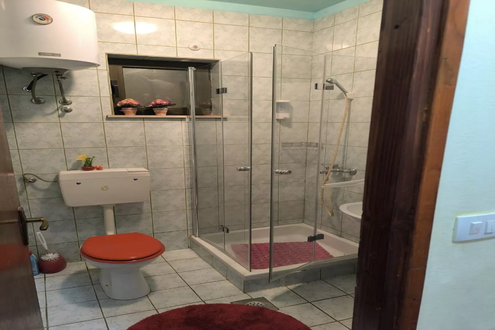 Cozy Apartments Žute, island of Korčula-Two-Bedroom Apartment With Terrace And Sea View (A1)-Bathroom