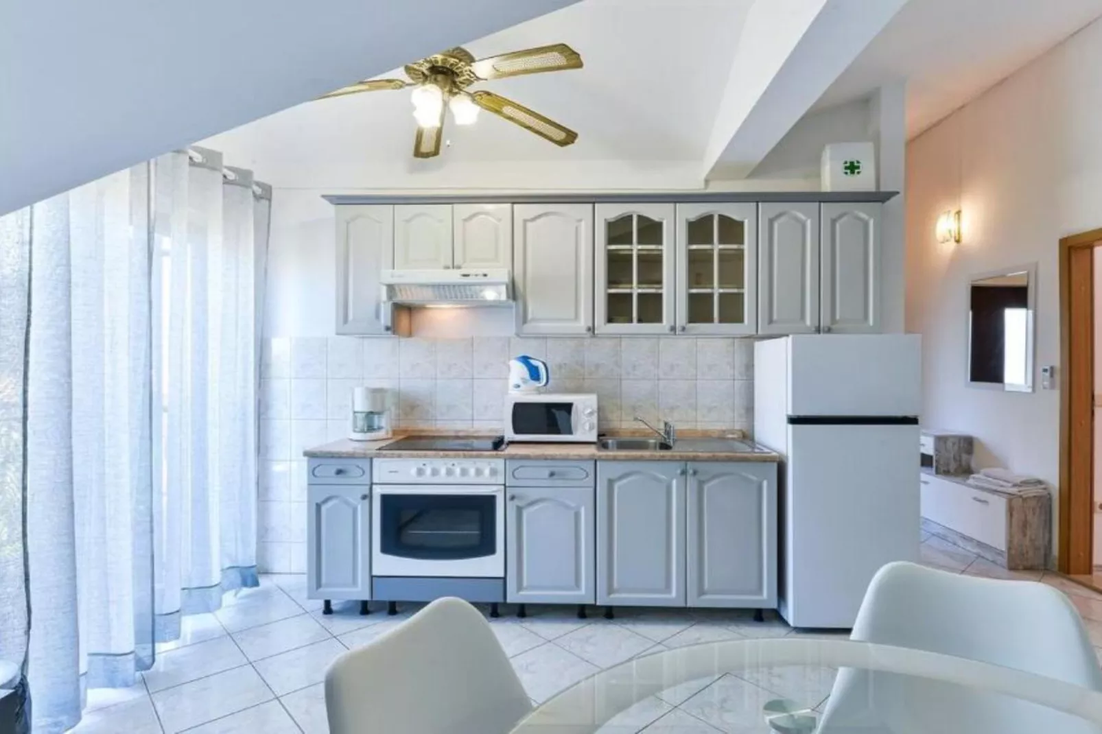 Apartments Franica with Heated Pool and Hot-Tub -  Two Bedroom Apartment with Terrace-Kitchen