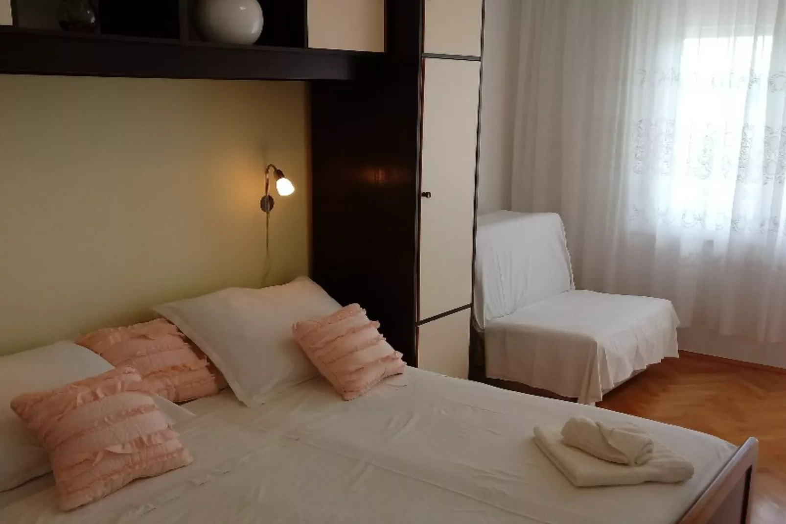 Apartments Jaman Dalmatica Čiovo - Two Bedroom Apartment with Sea View and Balcony-Bedroom