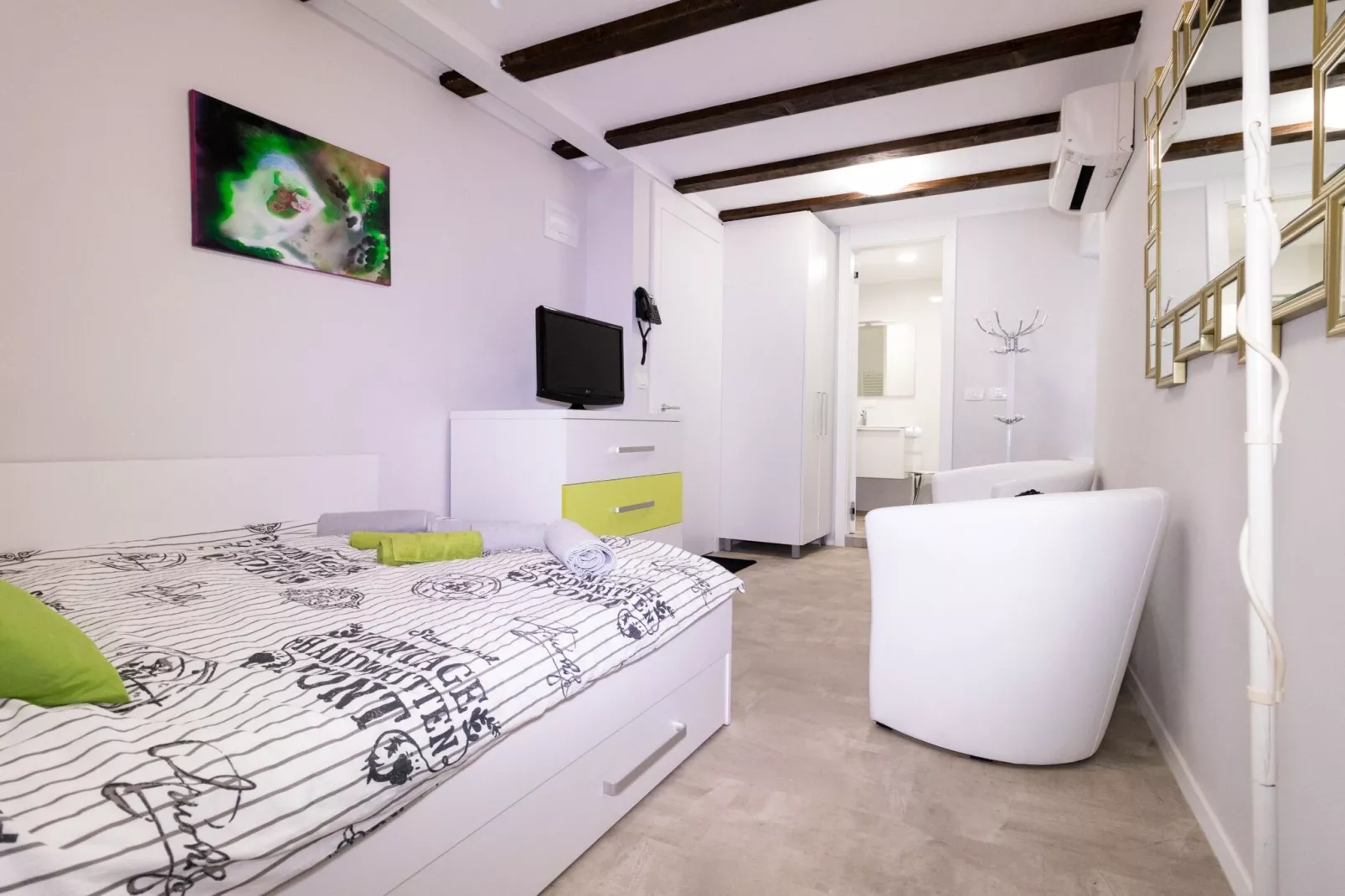 Piran Downtown Chic and Cozy Apartments - Comfort One Bedroom Apartment (owner 2.P)-Schlafzimmer