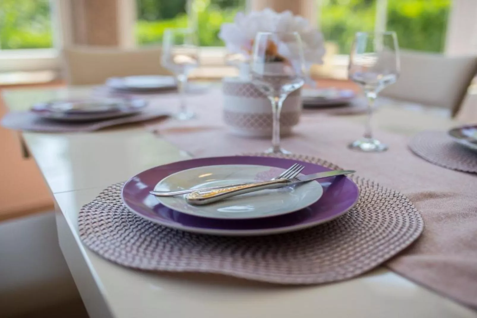 Apartments Melanie - Oprić Hills  Three bedroom apartment with balcony and sea view (A)-Esszimmer