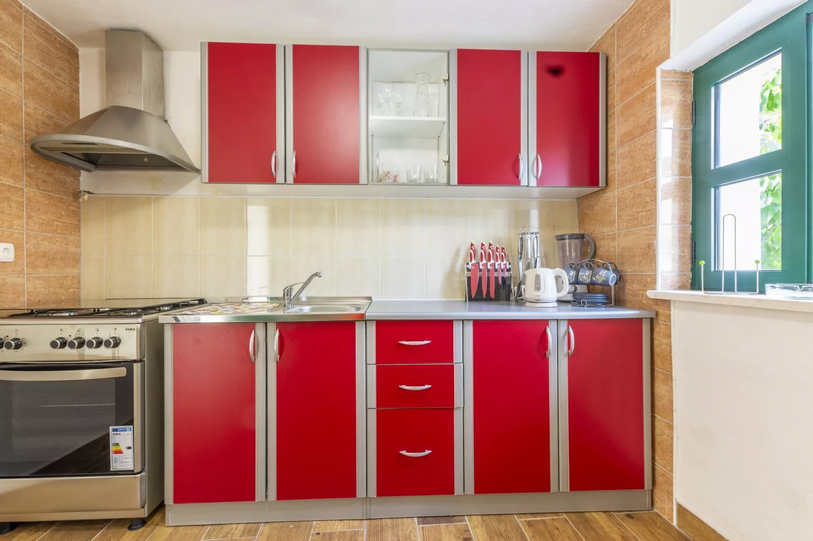 Rustical Resort Kokorići with Shared Outdoor Swimming Pool - Two Bedroom Holiday Home-Küche