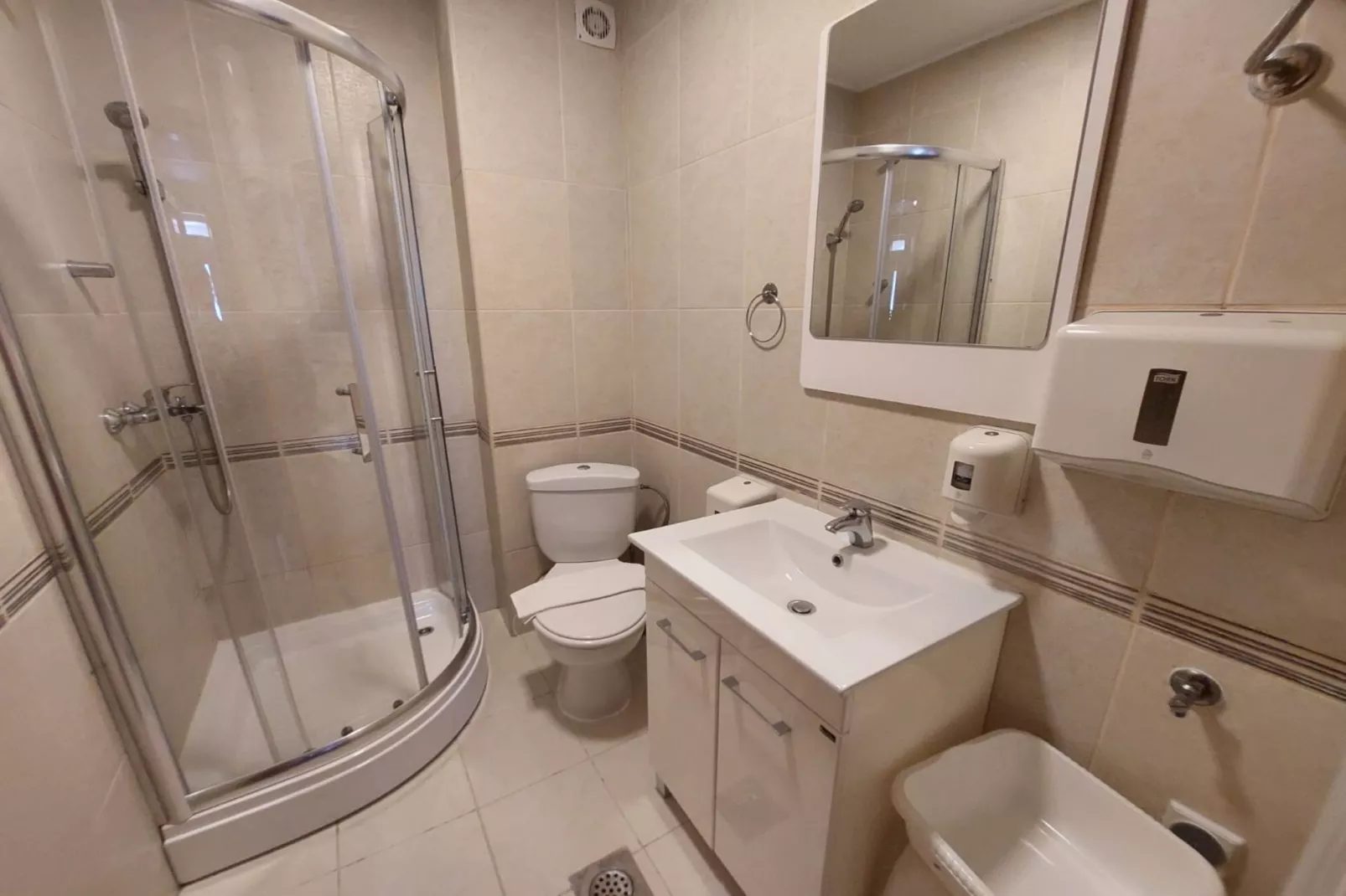 Villa Apartments Kumbor President - Studio Apartment With Sea View (Domino)-Badezimmer