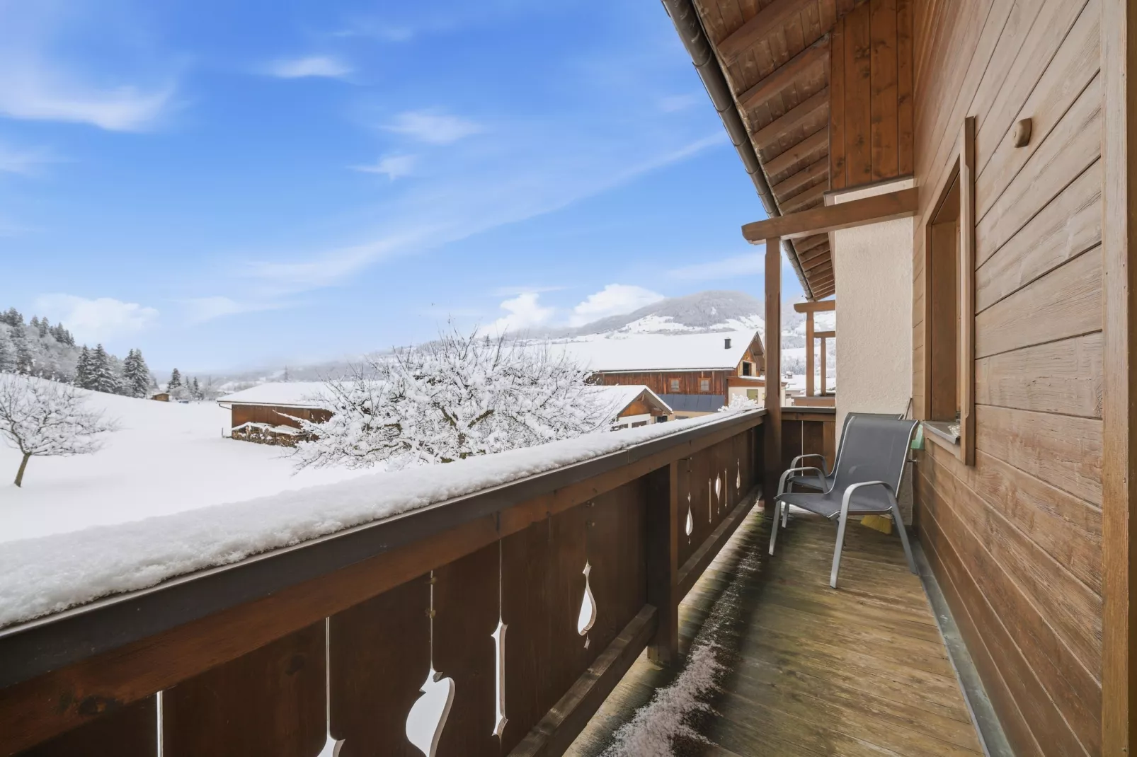 Apartment "Schattberg"-View in winter