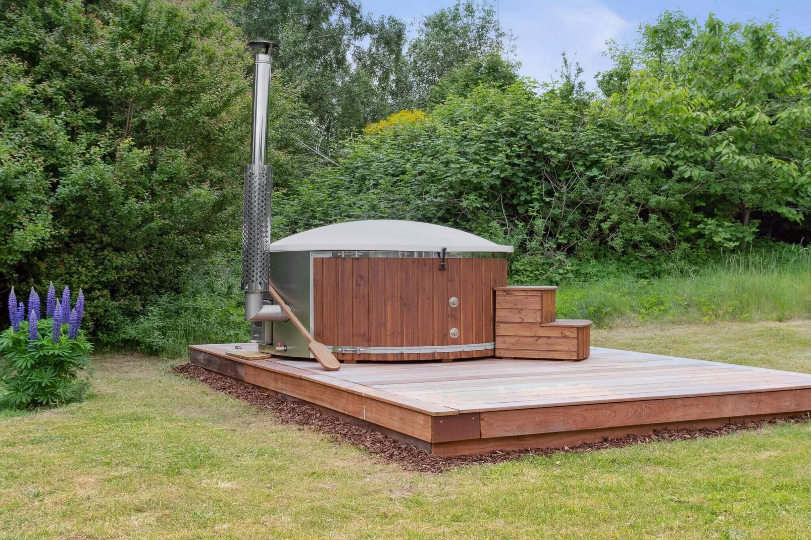 5 Sterne Ferienhaus in Ølsted-Im Freien