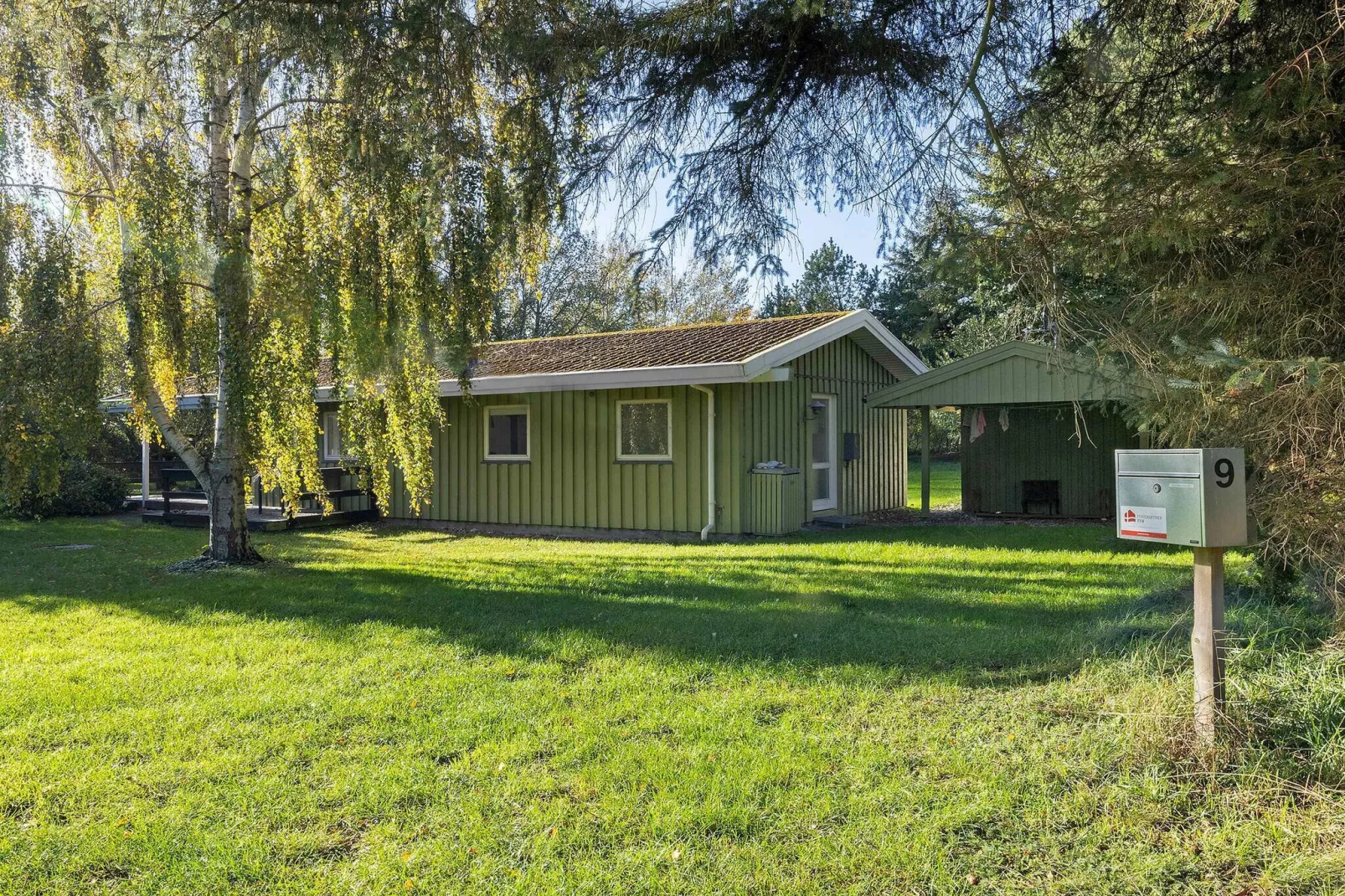 5 Sterne Ferienhaus in Tranekær-Im Freien