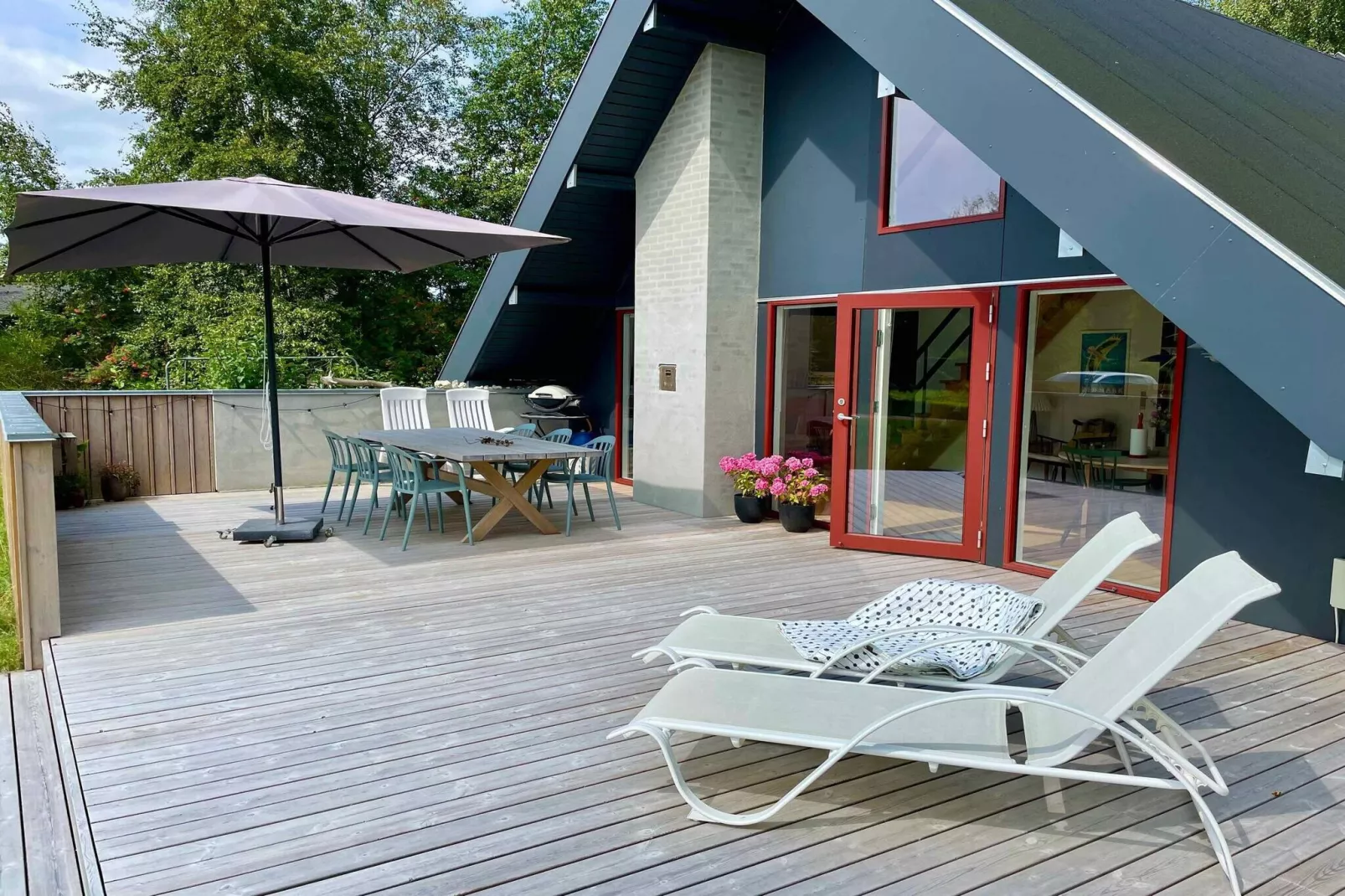 5 Sterne Ferienhaus in Væggerløse-Im Freien