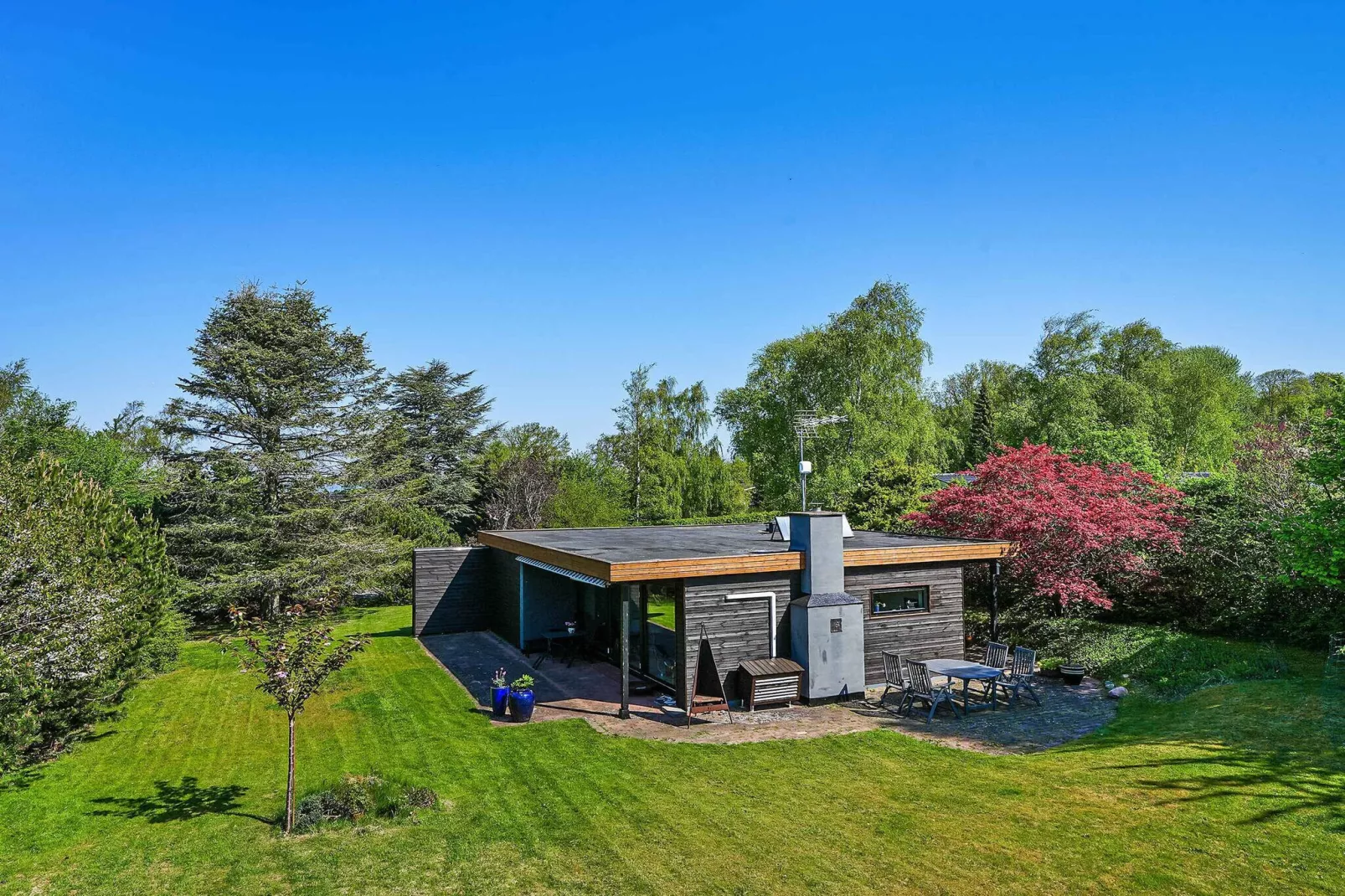 5 Sterne Ferienhaus in Græsted-Im Freien