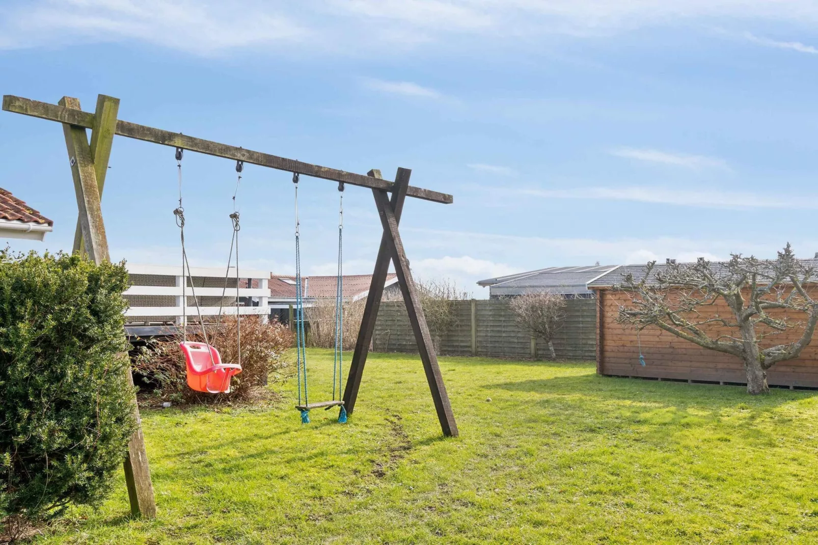 5 Sterne Ferienhaus in Rønde-Im Freien