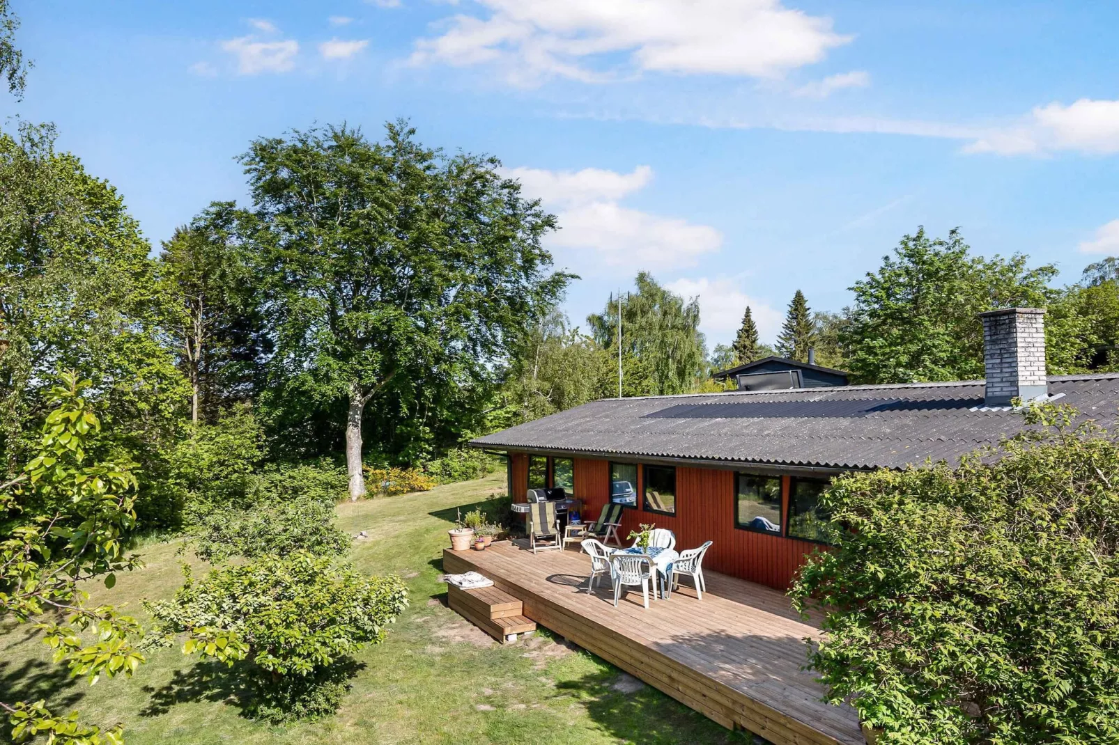 5 Sterne Ferienhaus in Asnæs-Im Freien