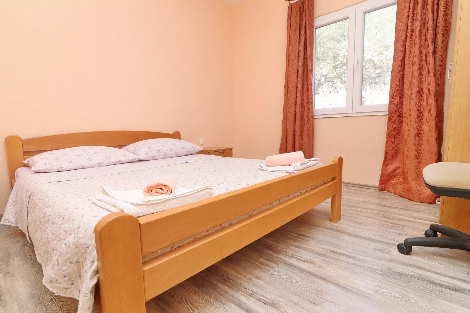 Peaceful Holiday House Senija - Four bedroom Holiday Home with Terrace and Sea View-Bedroom