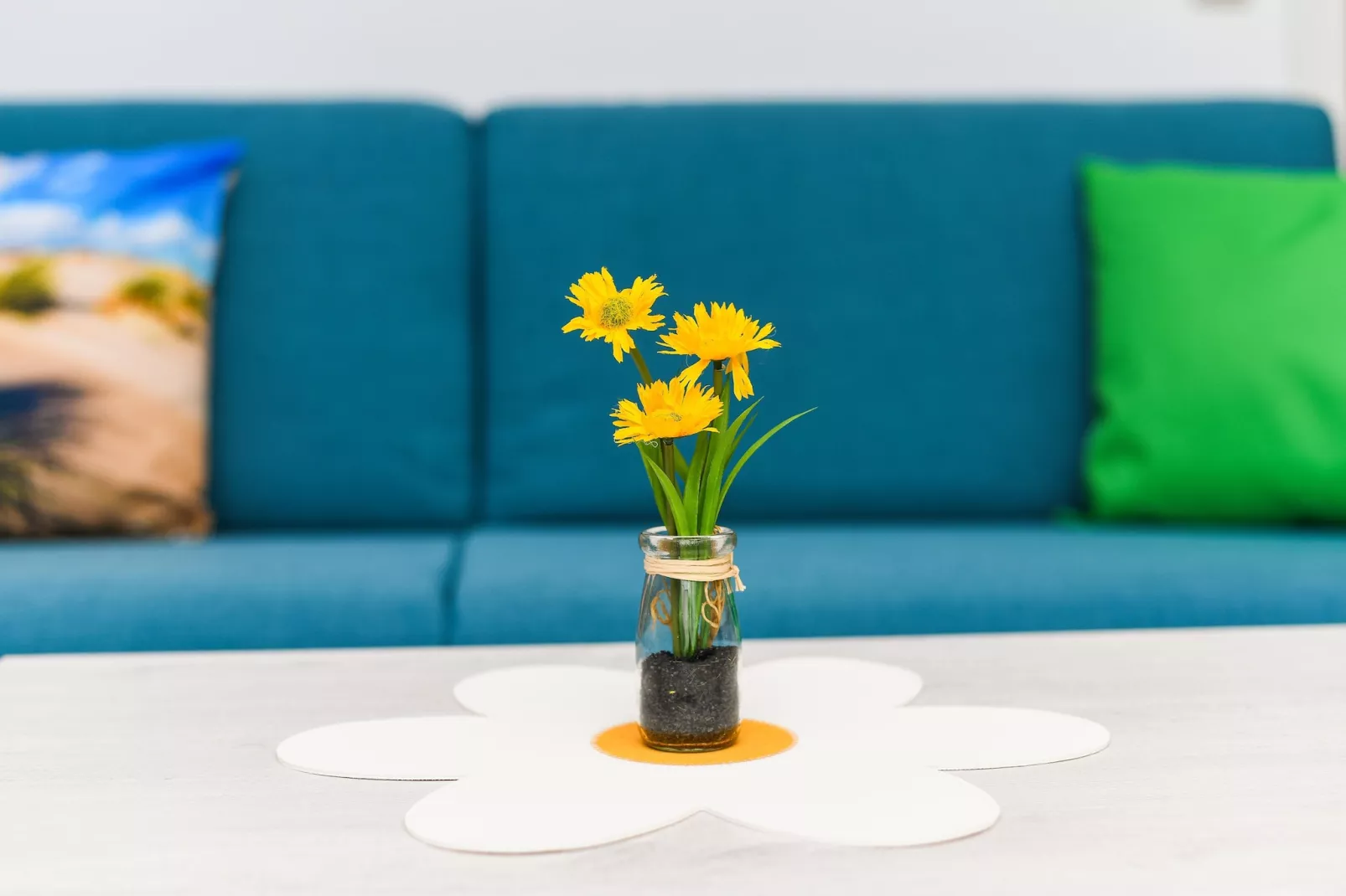 Haus Strandkorb 2-Wohnzimmer