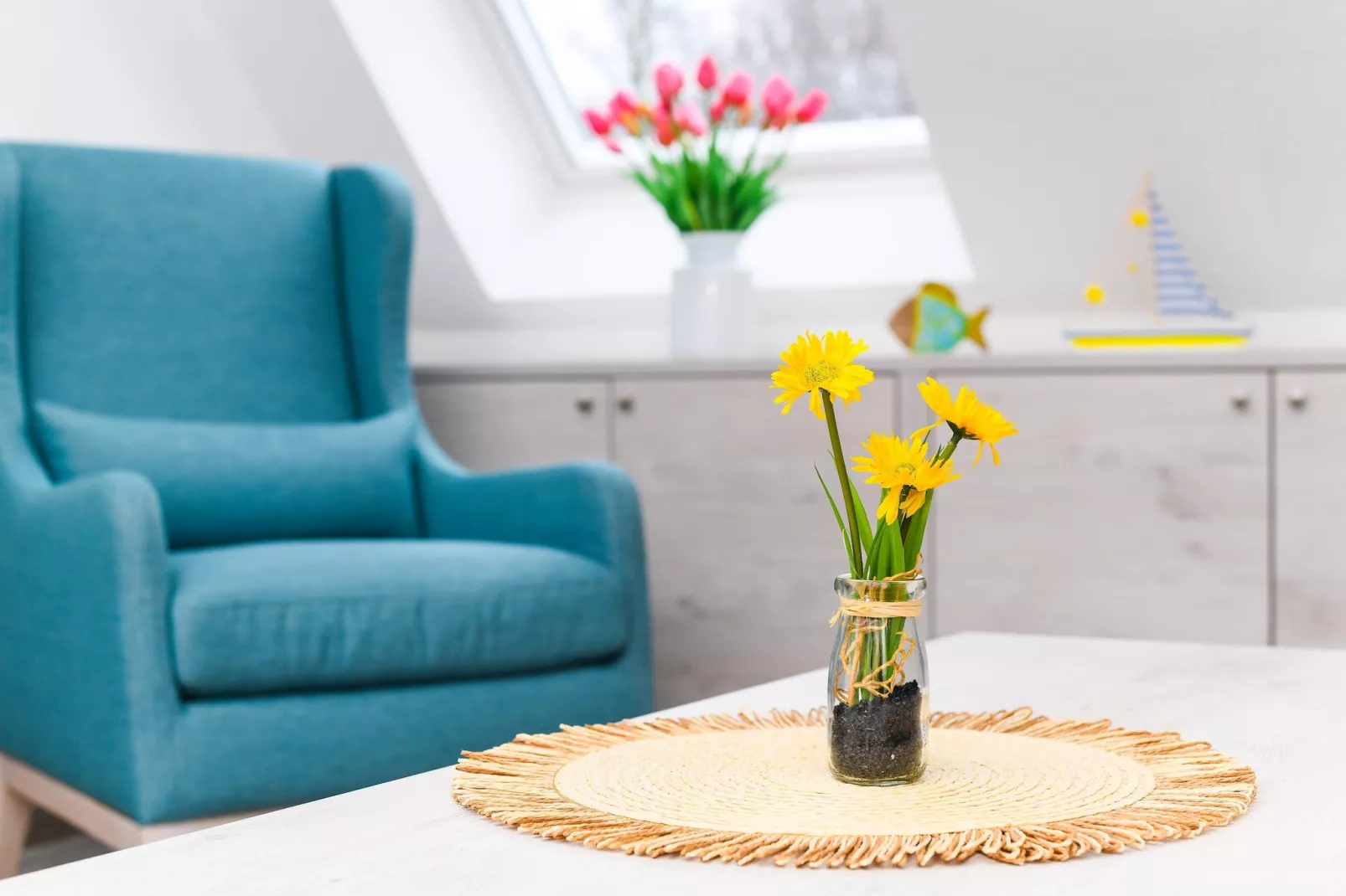 Haus Strandkorb 3-Wohnzimmer