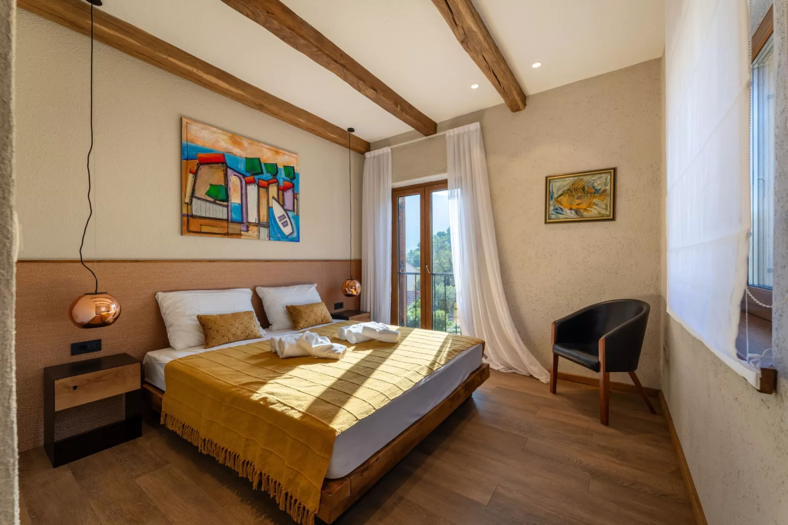 Authentic Villa Fisola-Bedroom