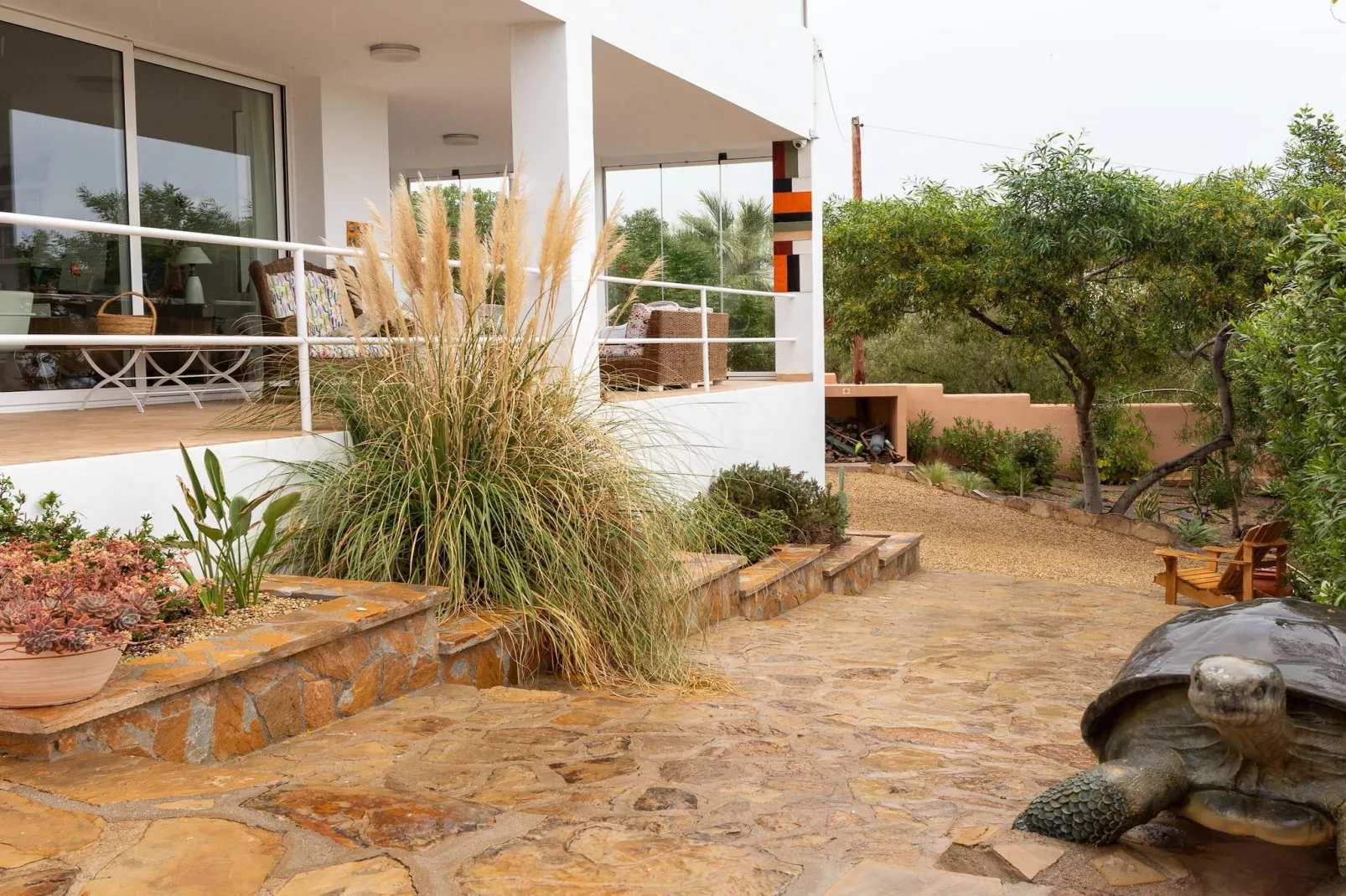 CT 385 AL - Faro's Soulrise Villa - Mojacar - Pool & Artistic Flair close to the Beach-Exterior in summer