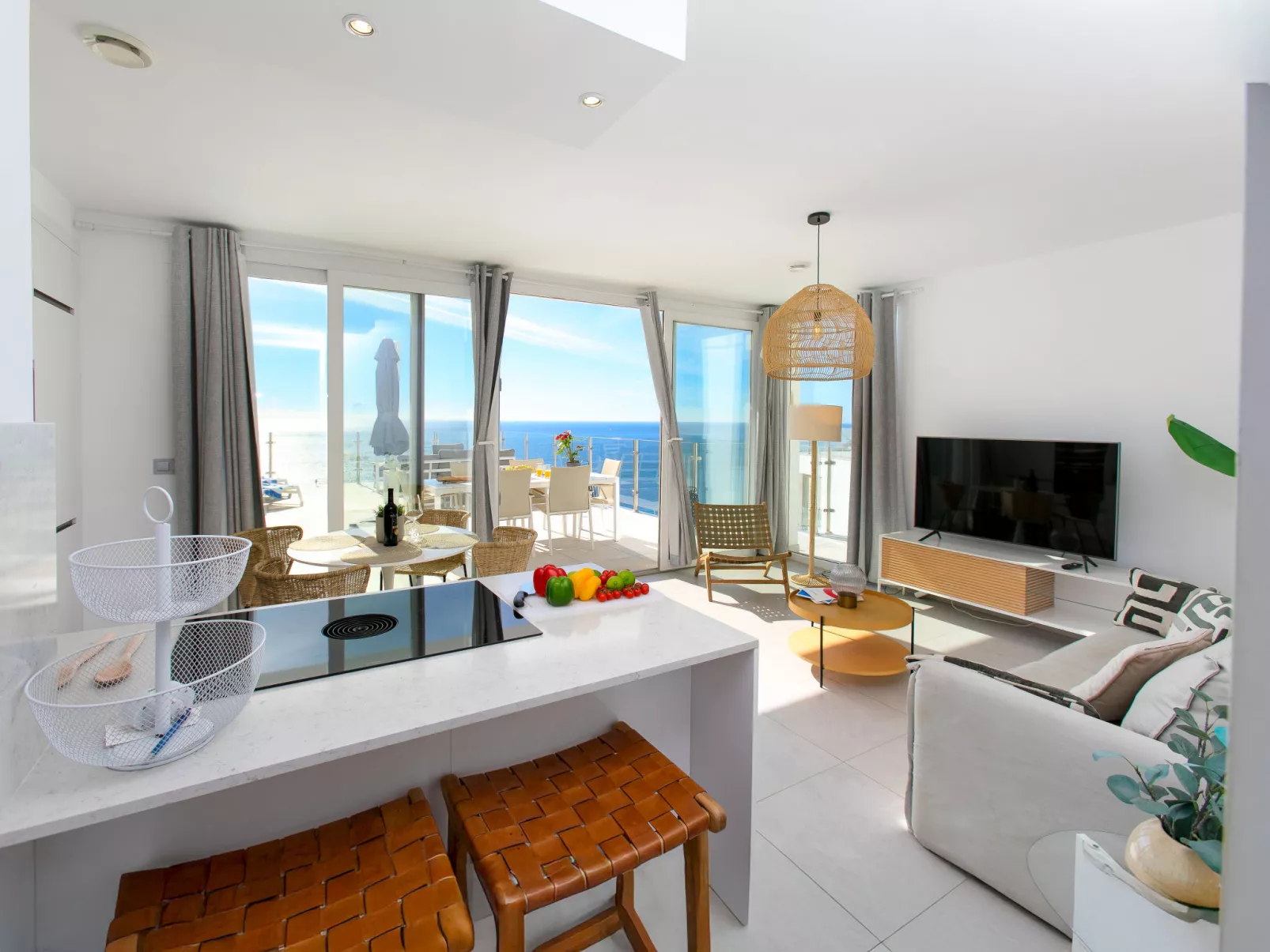 Ocean view sauna & Spa-Drinnen