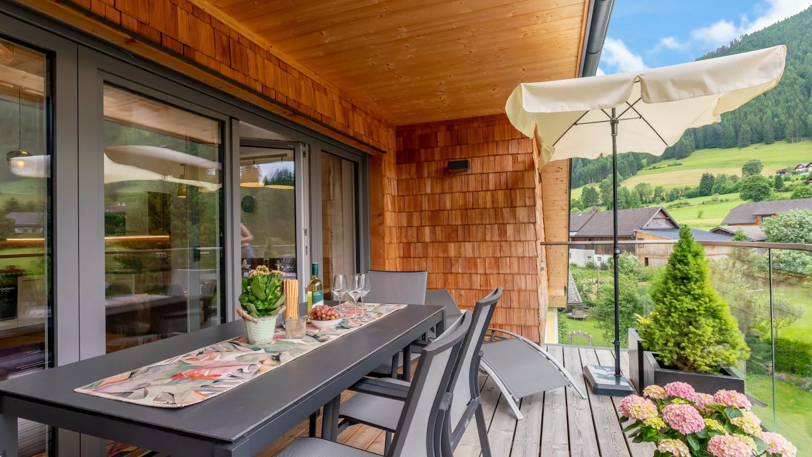 Ski Nature Apartment Lungau Top 18-Balcon-terrasse