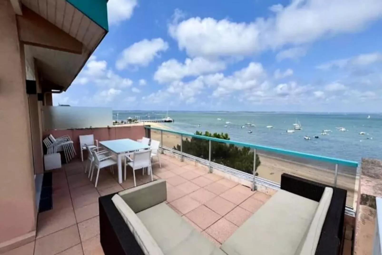 Terrasse & Horizon Bleu-duplex Vue Mer &agrave; Arcachon-Non tagué