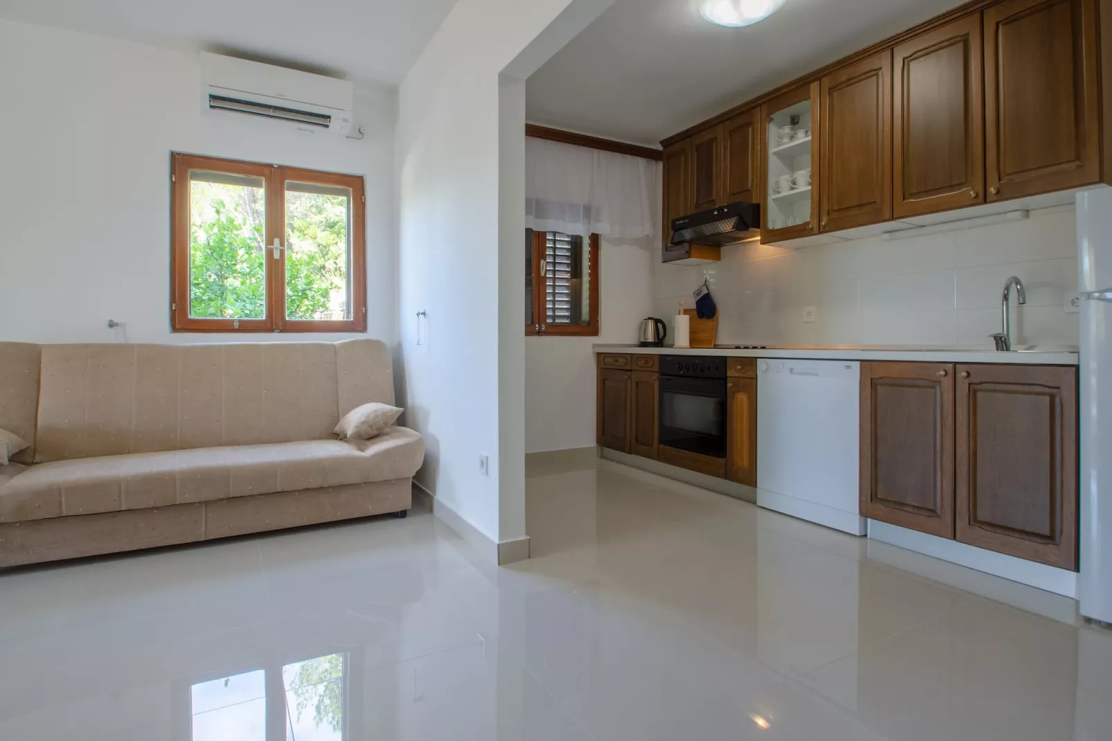 Panoramic Apartments Anić - Superior Two Bedroom Apartment with Terrace and Sea View (A1)-Kitchen