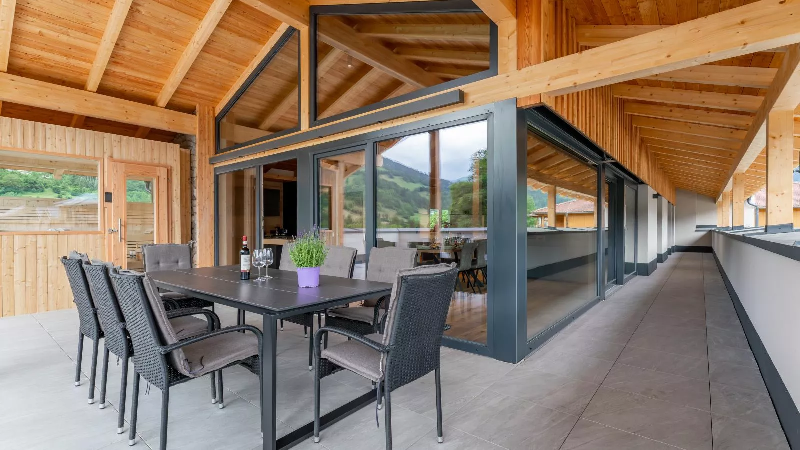 Luxury Sankt Lorenzen-Balcon-terrasse