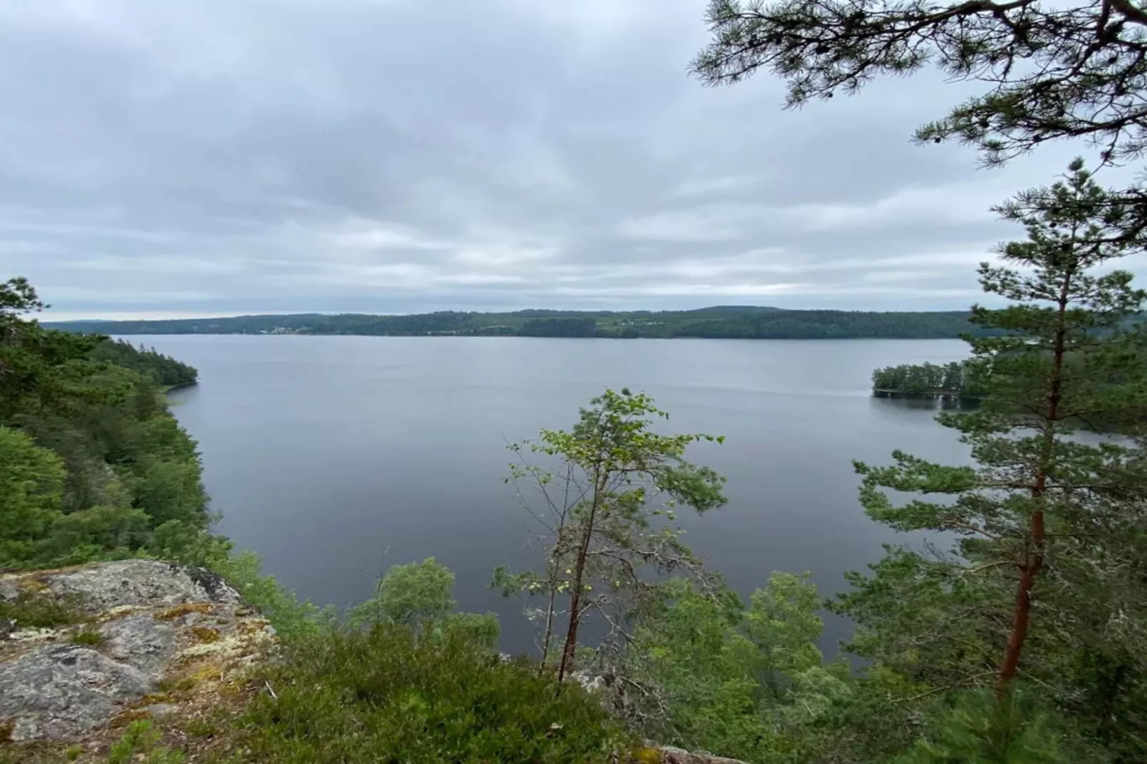 5 person holiday home in TENHULT/JÖNKÖPING-Water view