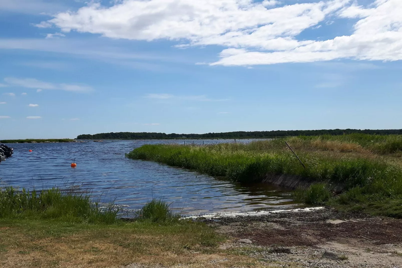 7 person holiday home in SÖLVESBORG-By Traum-Water view