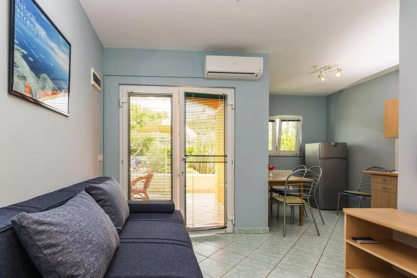 Apartments Albi, Zaton-A5, ca. 35 qm, bei Belegung mit 1-4 Personen-Wohnzimmer