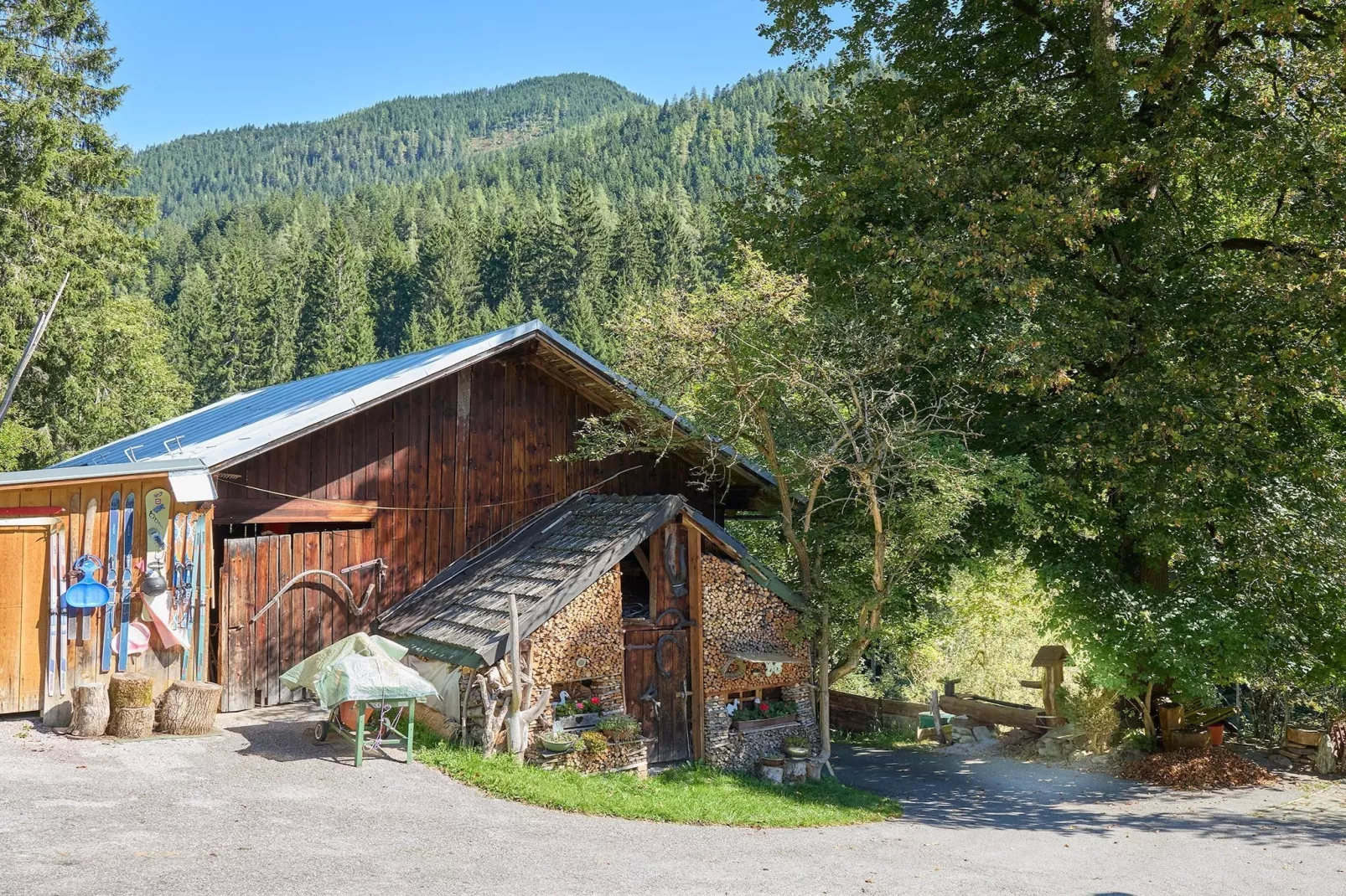 FeWo Kleinpötting Hüttau-Garten Sommer