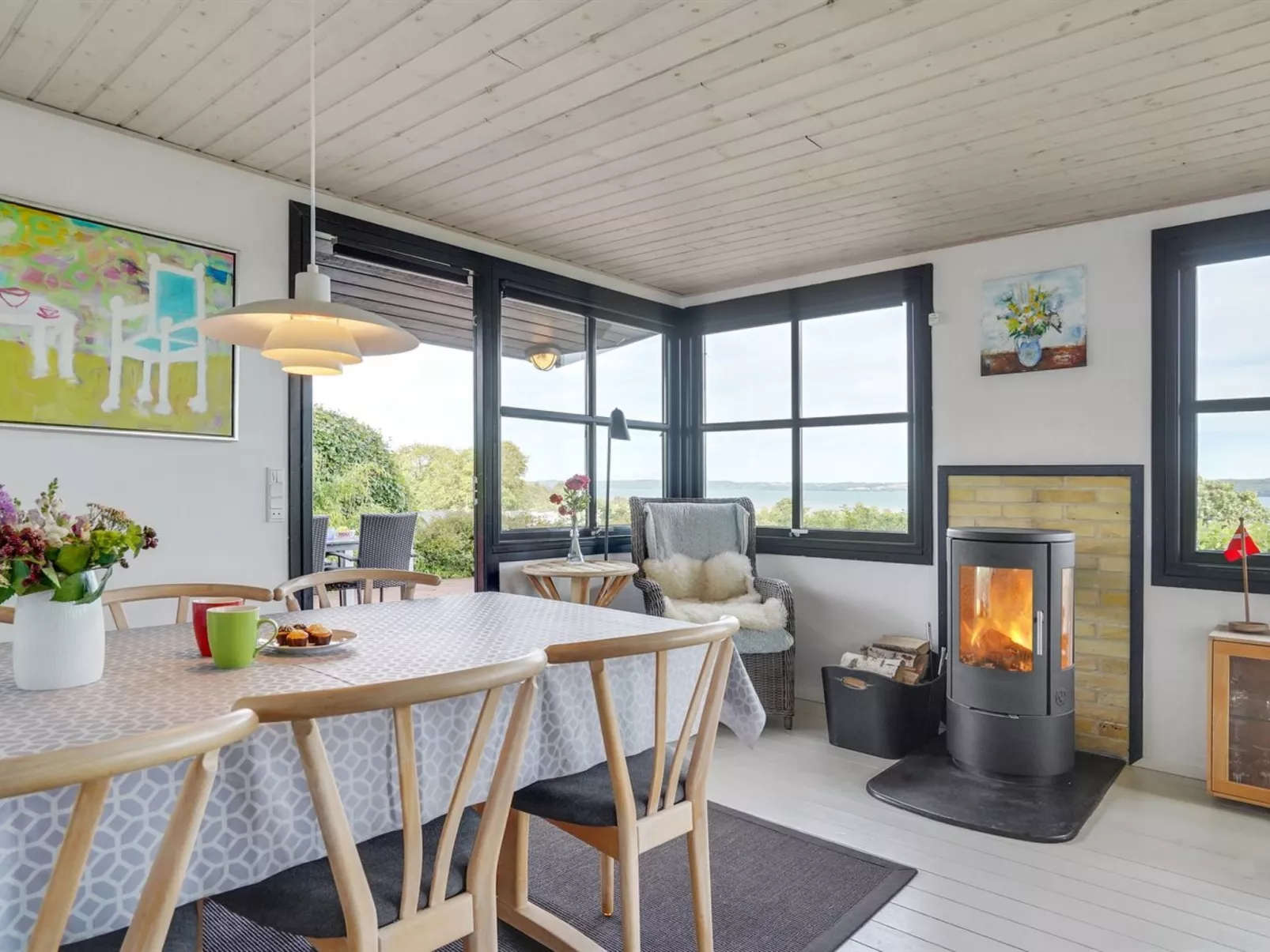 "Stjerne" - 300m from the sea-Dedans