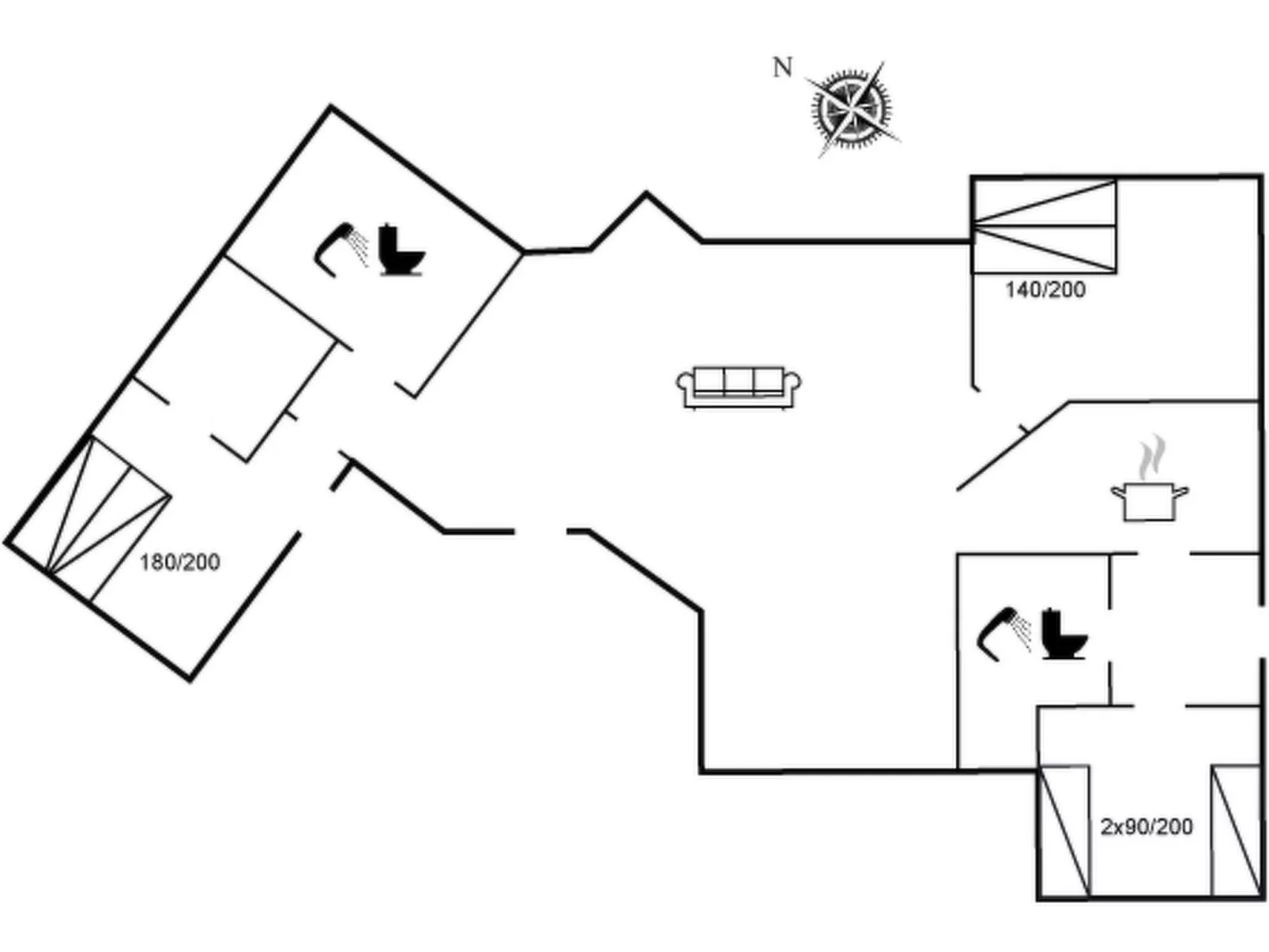 "Jannic" - 300m to the fjord-Inside