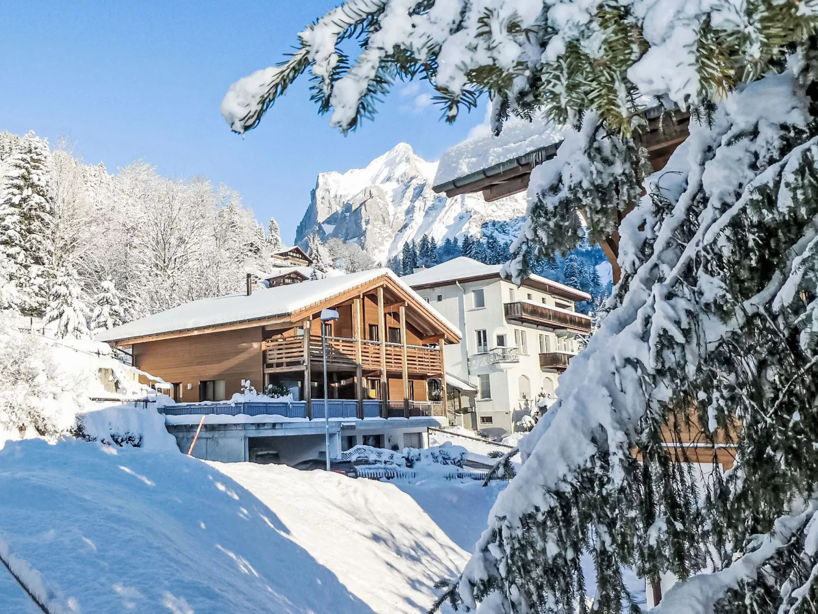 Chalet La Muntaniala-Draußen