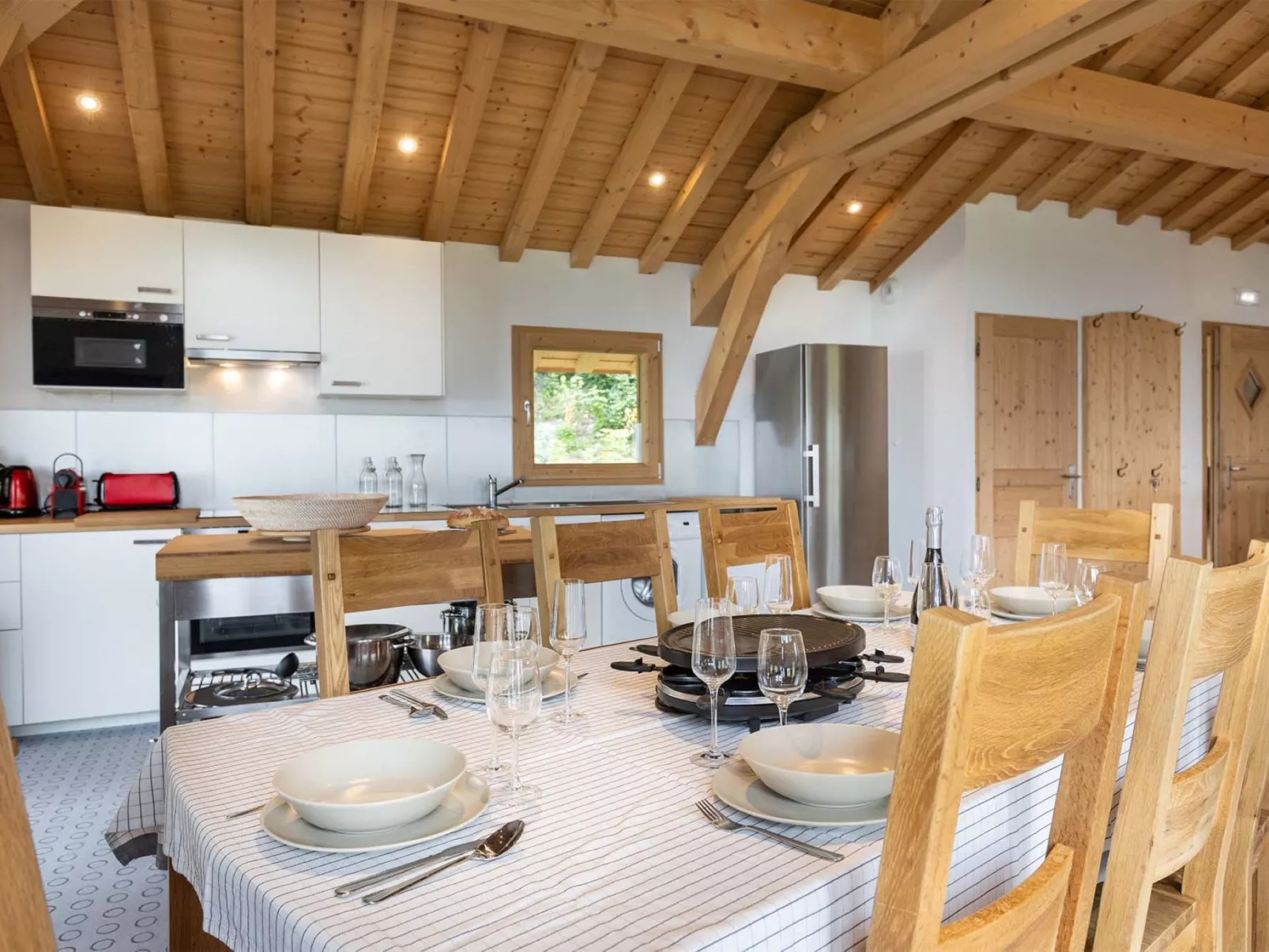 Chalets Les Amis-Drinnen