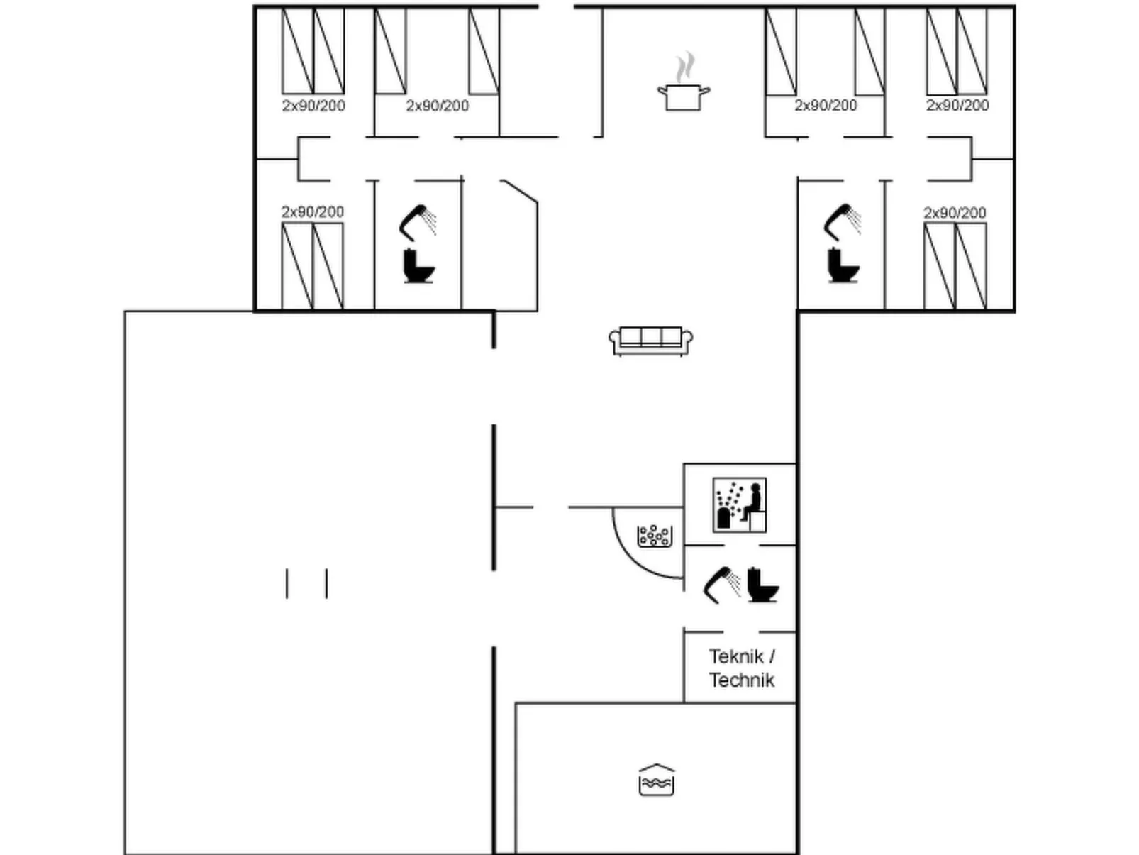 "Aagot" - 1.7km from the sea-Inside