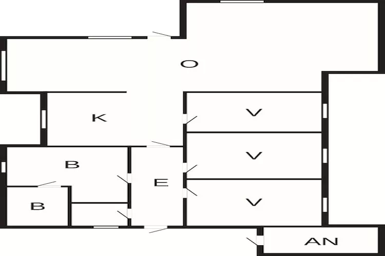4 star holiday home in Fårvang-Floor plan