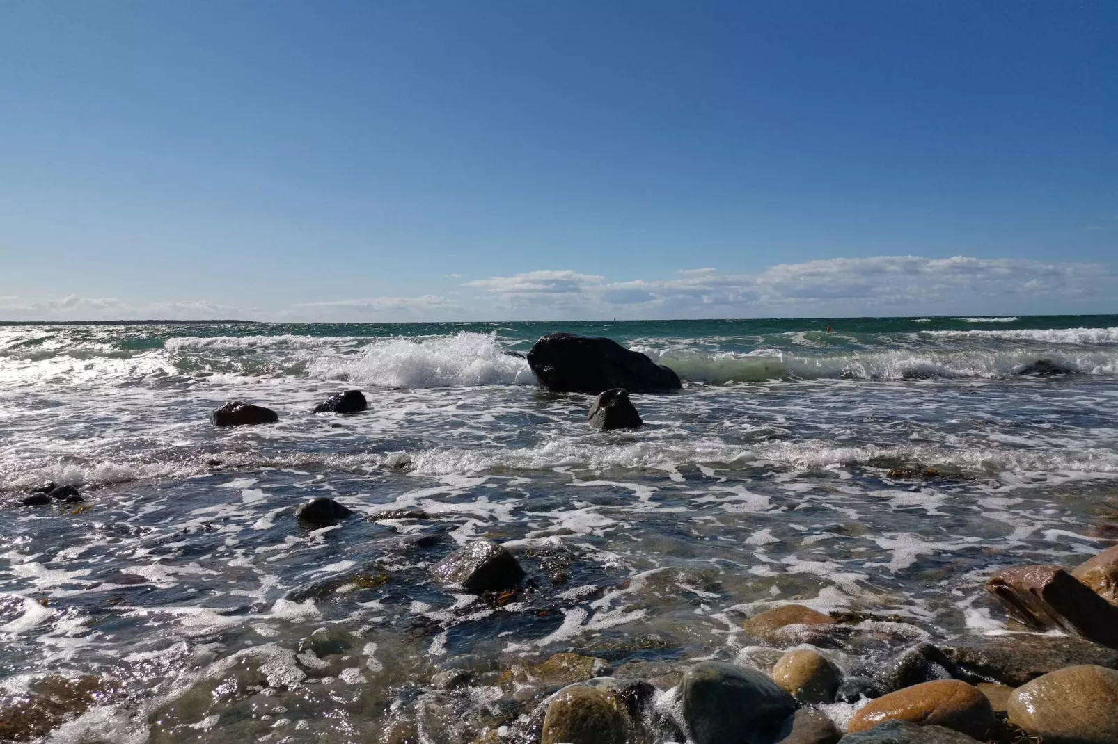5 Sterne Ferienhaus in Liseleje-Wasserblick
