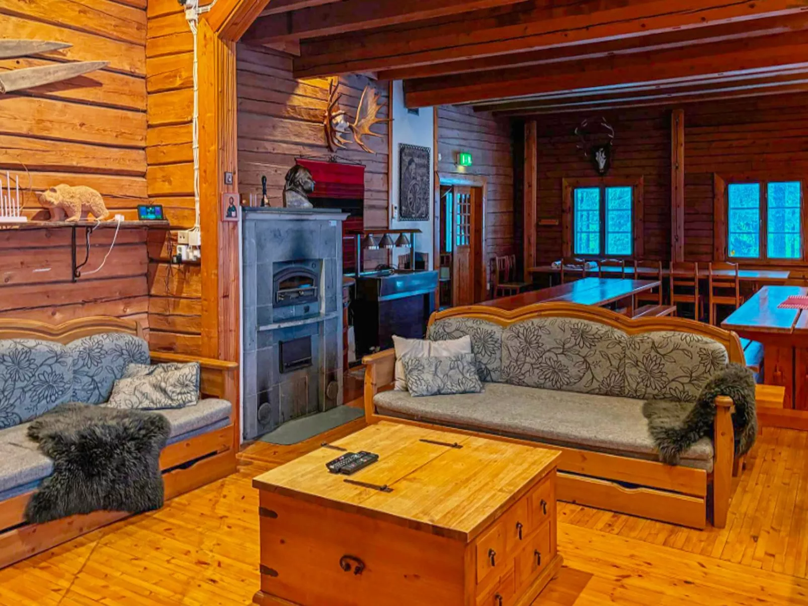 Domnan pirtti-Inside