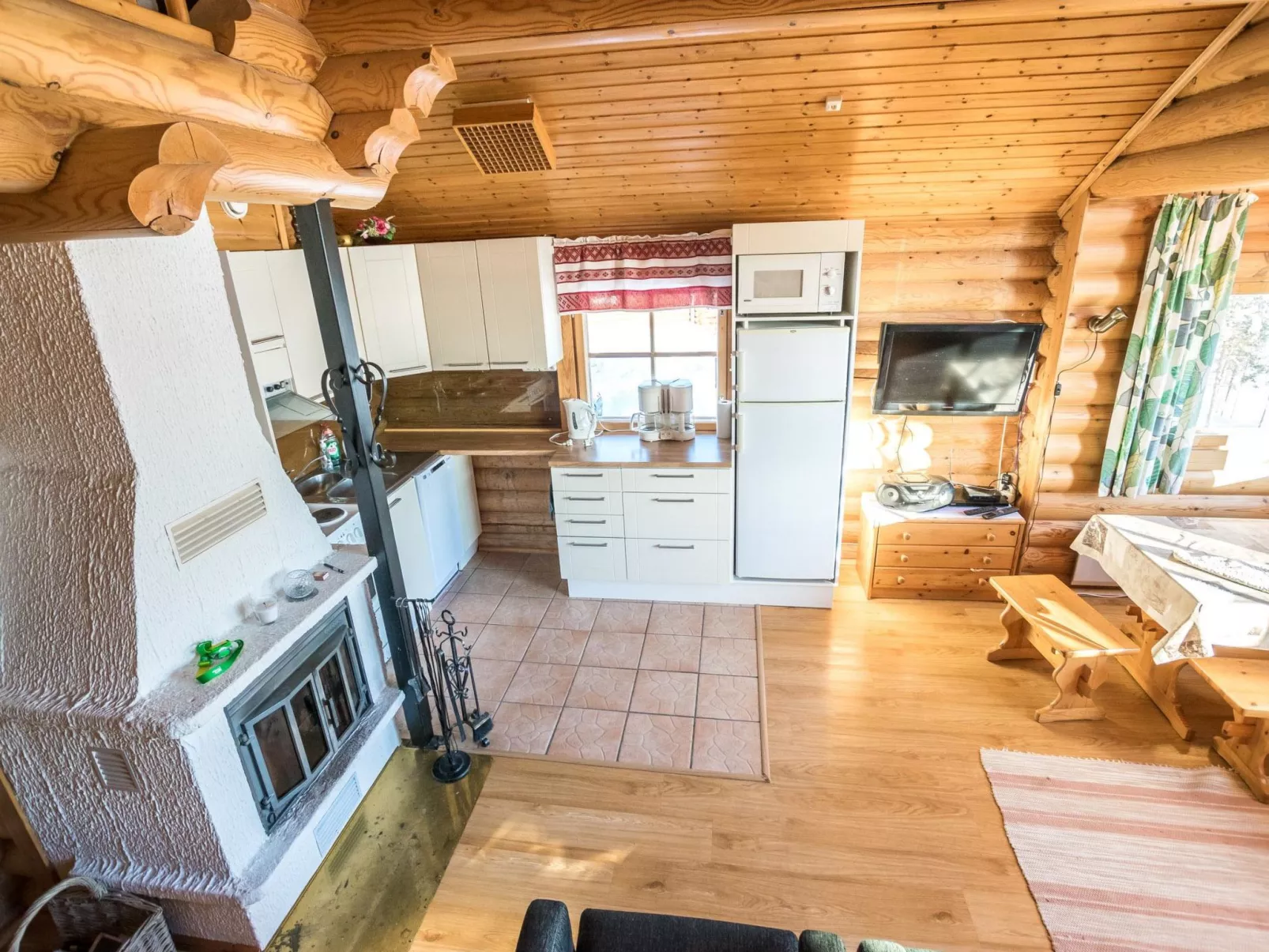 Alppimaja a paritalo-Dedans