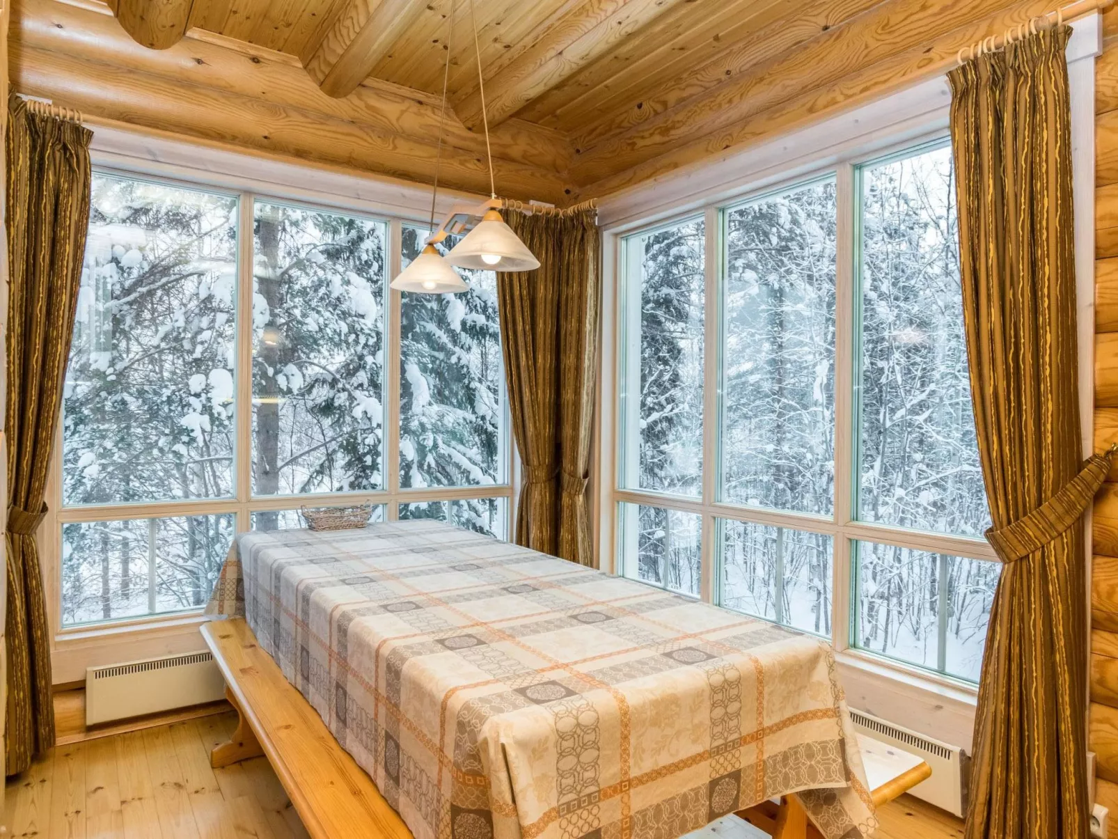 Hallantähti mökki-Dedans