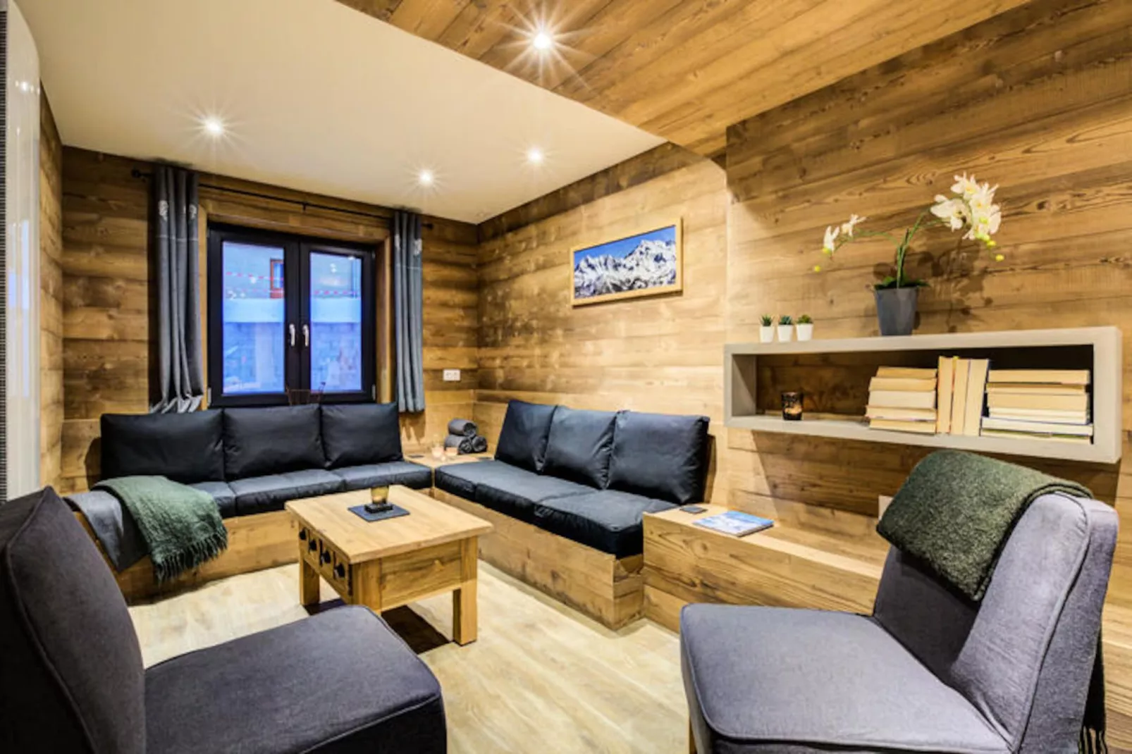 Chalet De La Mine-Wohnzimmer