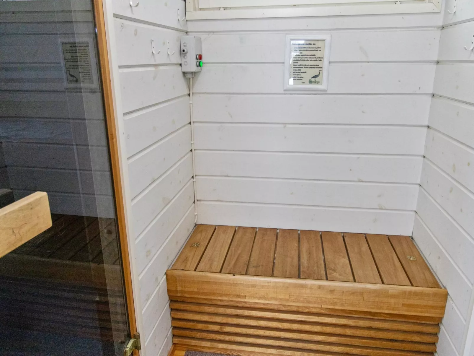 Sauna boat haikara-Dedans