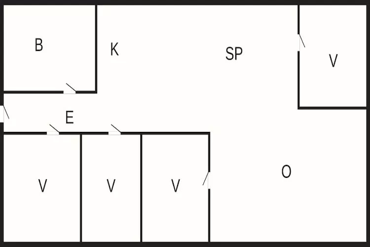 8 Personen Ferienhaus in Otterup-Grundriss