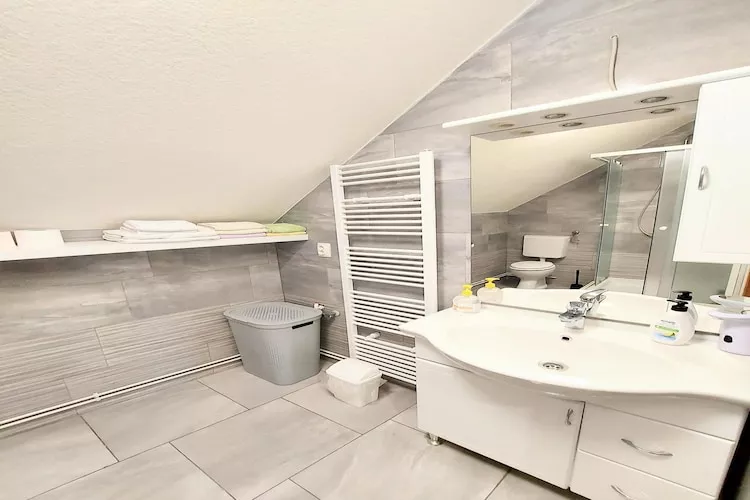 Apartments Jezerane - Four Bedroom Apartment with Balcony-Bathroom