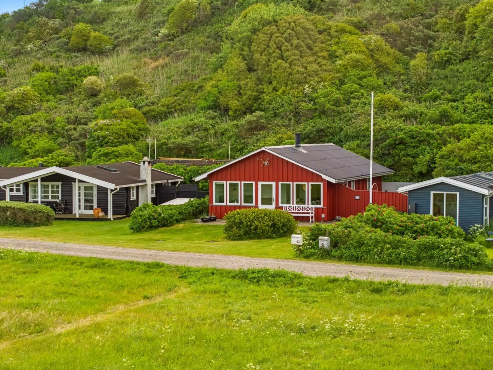 "Blia" - 120m to the fjord-Draußen