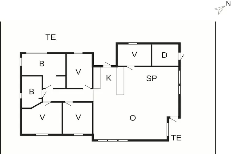 4 Sterne Ferienhaus in Juelsminde-Grundriss