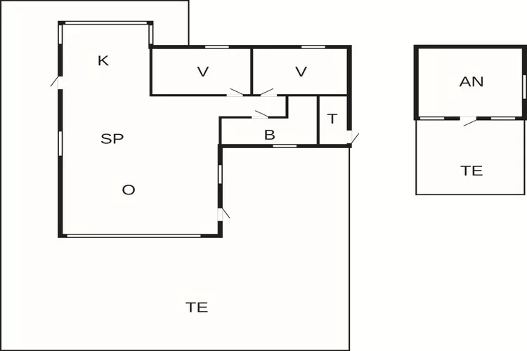 4 star holiday home in Hadsund-Floor plan
