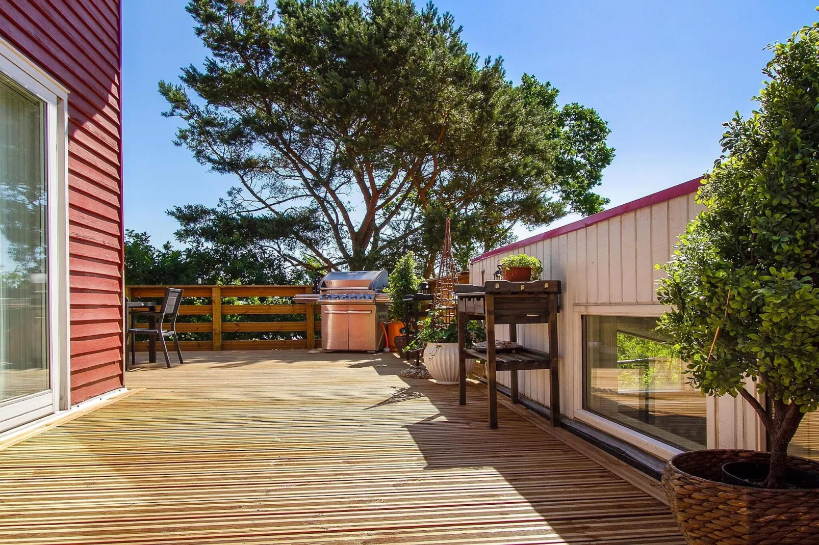 5 Sterne Ferienhaus in Ebeltoft-Im Freien