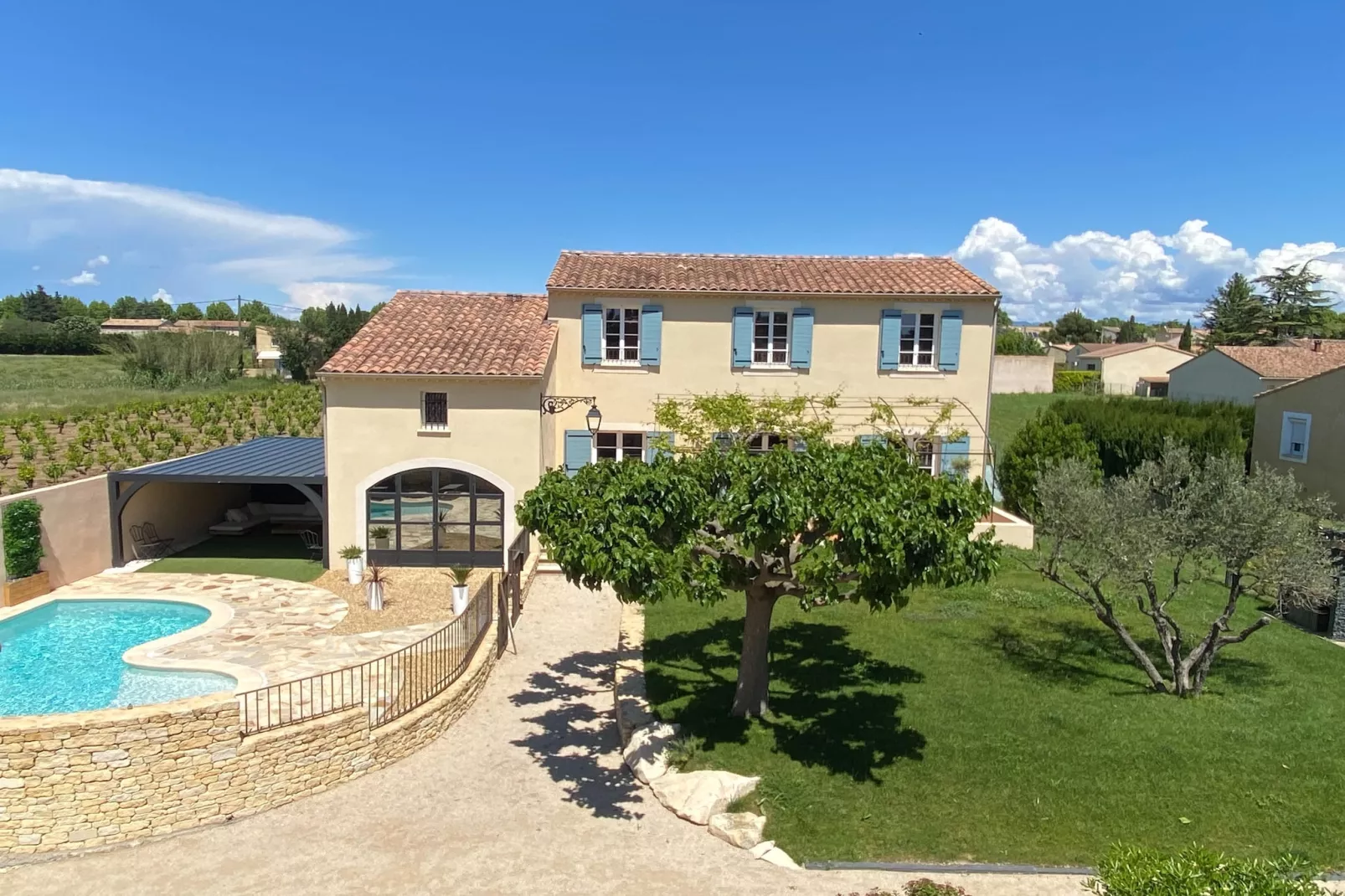 Le Mas d'à côté-Außenbereich Sommer